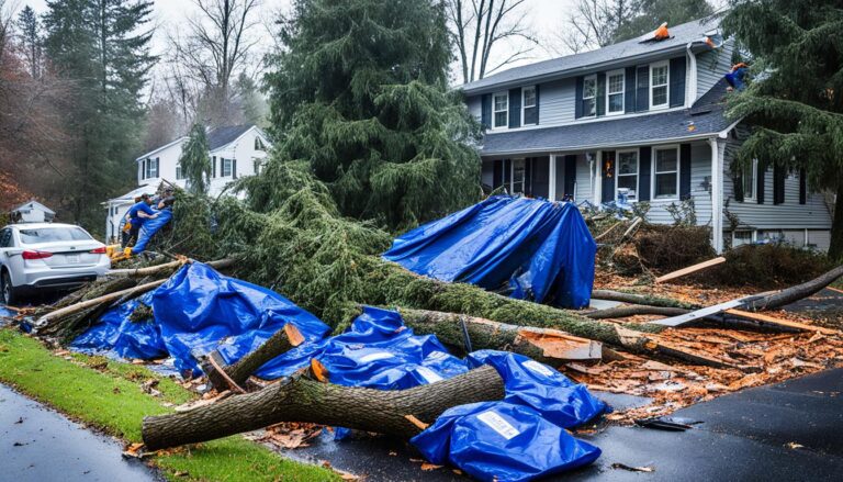 How do you deal with storm damage?